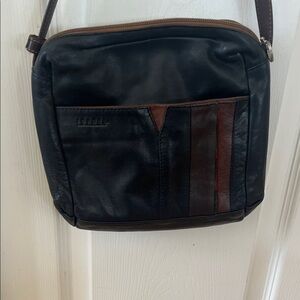 Joanel Leather Crossbody Bag